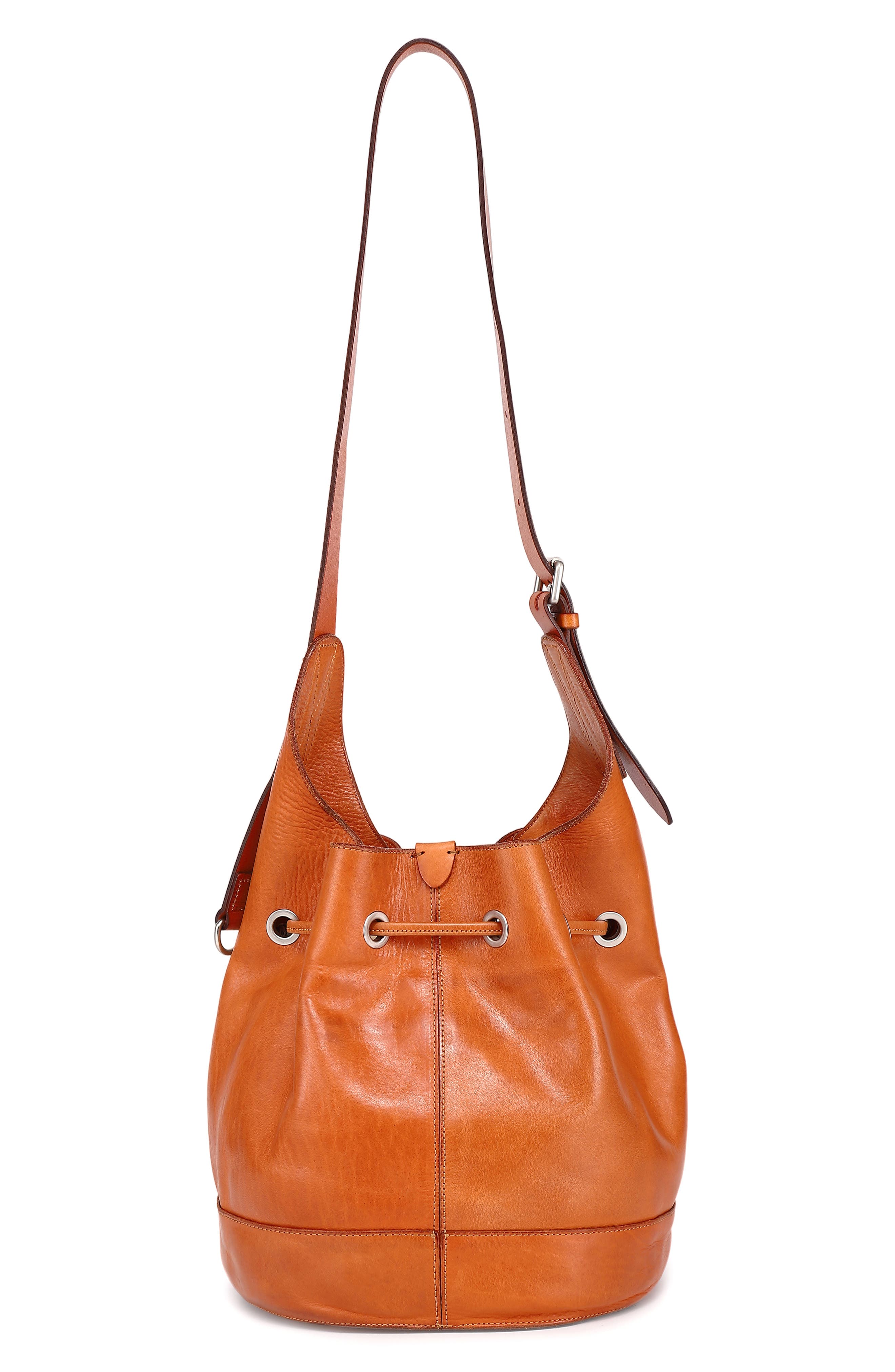 OLD TREND Lily Bucket Bag, Alternate, color, Caramel