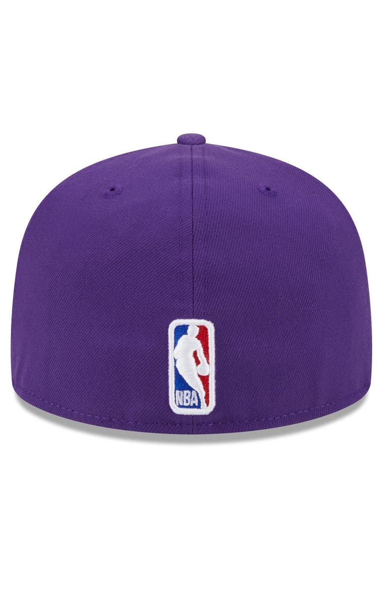 New Era Men's New Era  Purple Los Angeles Lakers 2023/24 City Edition Alternate 59FIFTY Fitted Hat, Alternate, color, 
