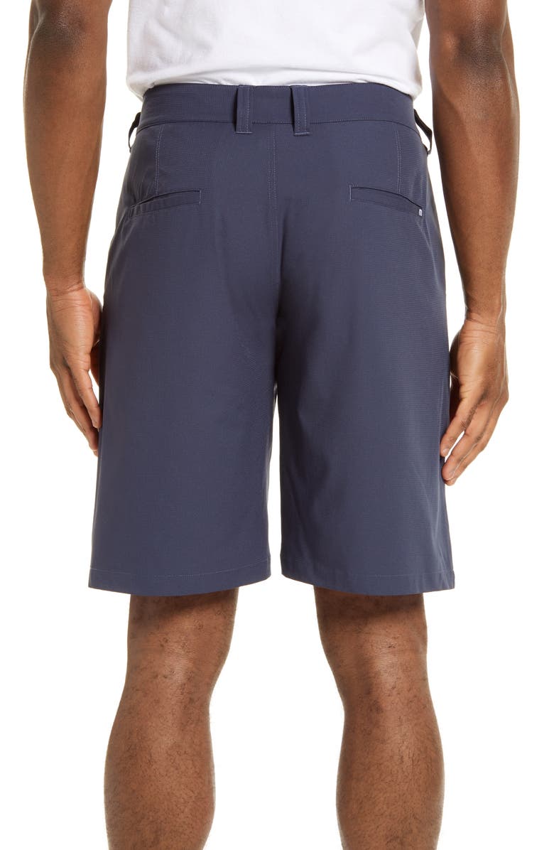 TravisMathew Starnes Stretch Performance Shorts, Alternate, color, Mood Indigo