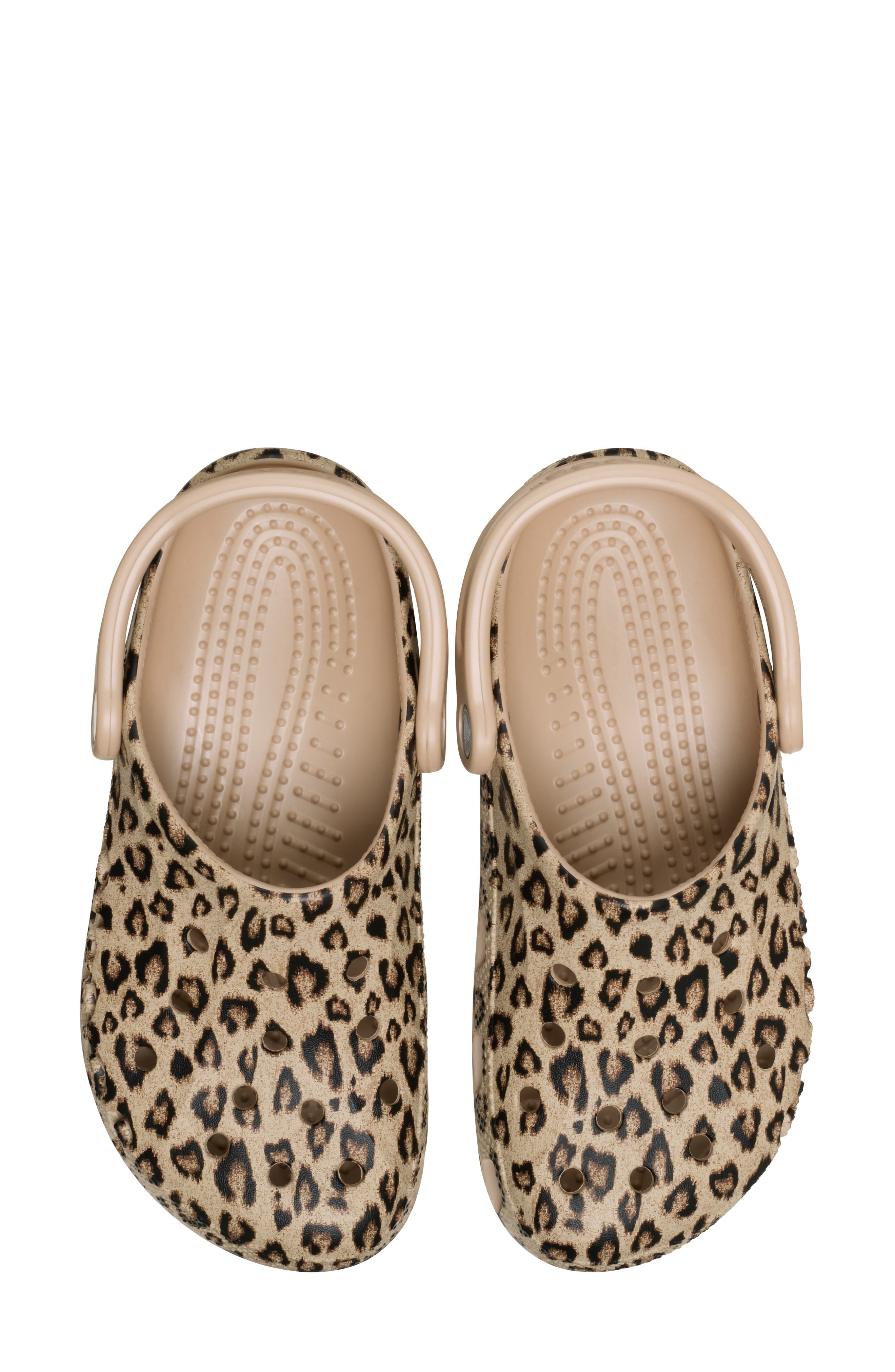 Baya Seasonal Printed Clog, Alternate, color, GOLD/ LEOPARD