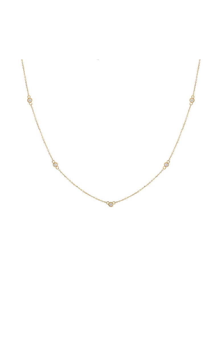 BY ADINA EDEN Diamond By the Yard Necklace 14K, Main, color, 14K Gold