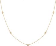 BY ADINA EDEN Diamond By the Yard Necklace 14K