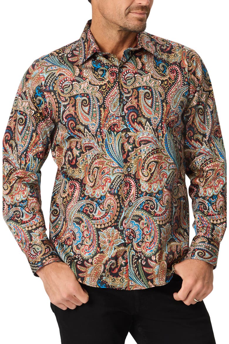 Ferncraw Long Sleeve Button Up Shirt, Main, color, MULTI