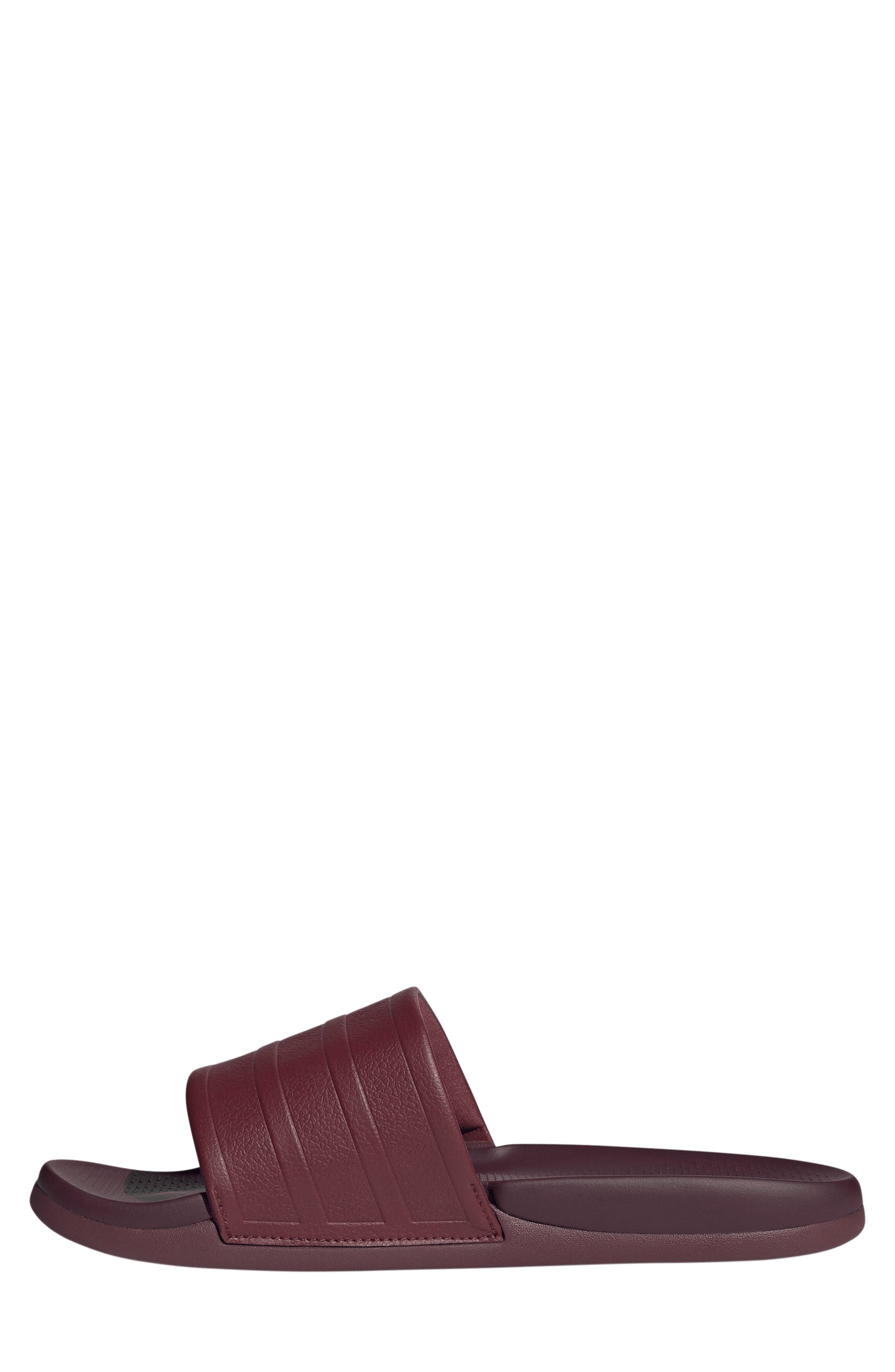 Adilette Comfort 2.0 Slide Sandal, Alternate, color, SHADOW RED/ SHADOW RED/ MAROON
