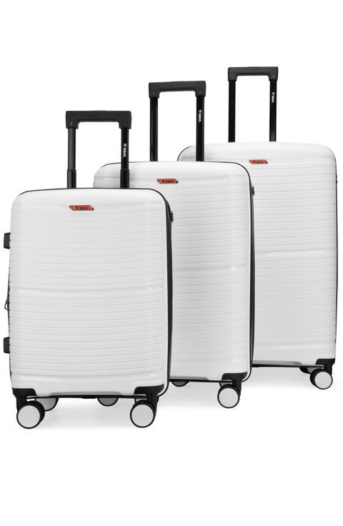 Trencher 3 Piece Expandable Spinner Luggage Set with TSA Lock