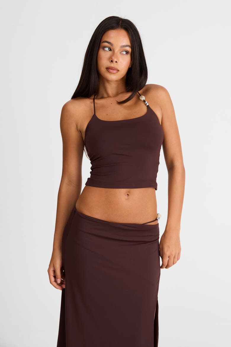 Hazel Tank, Alternate, color, Chocolate