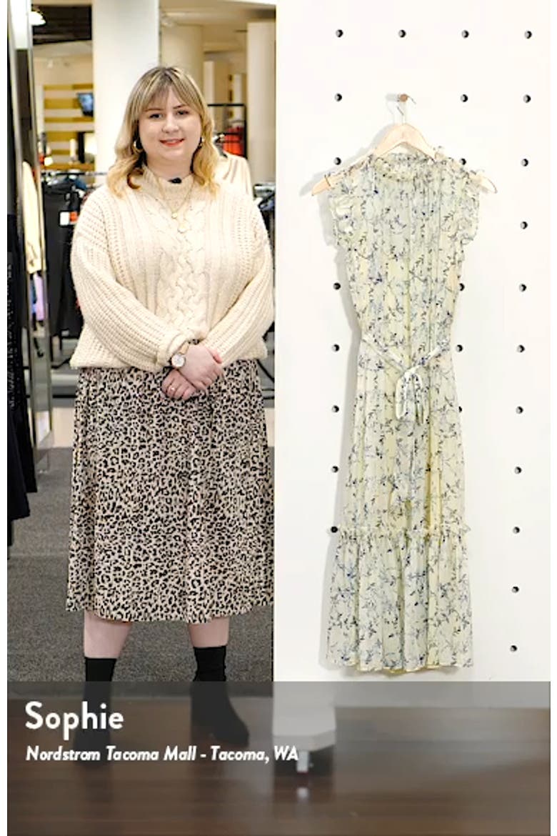 Wisteria Vines Sleeveless Dress video