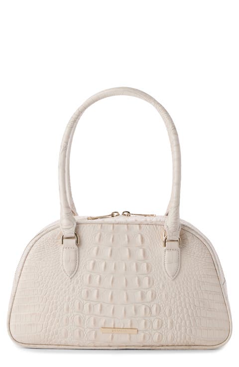 Angie Leather Barrel Bag