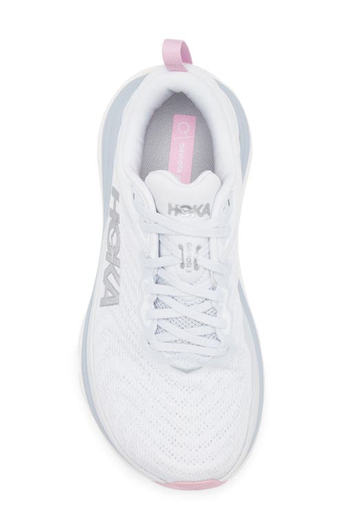Hoka Gaviota 5 Running Shoe In Sea Ice/pink Twilight