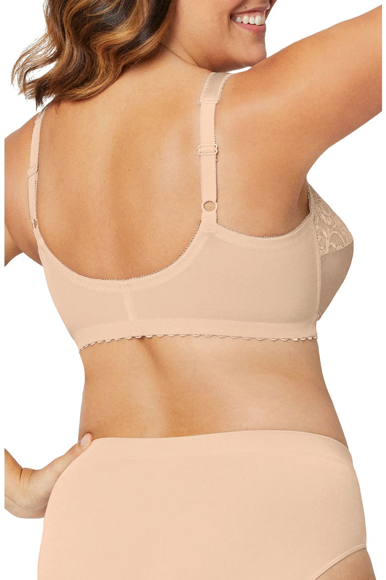 MagicLift® Front Close Support Bra, Alternate, color, BEIGE