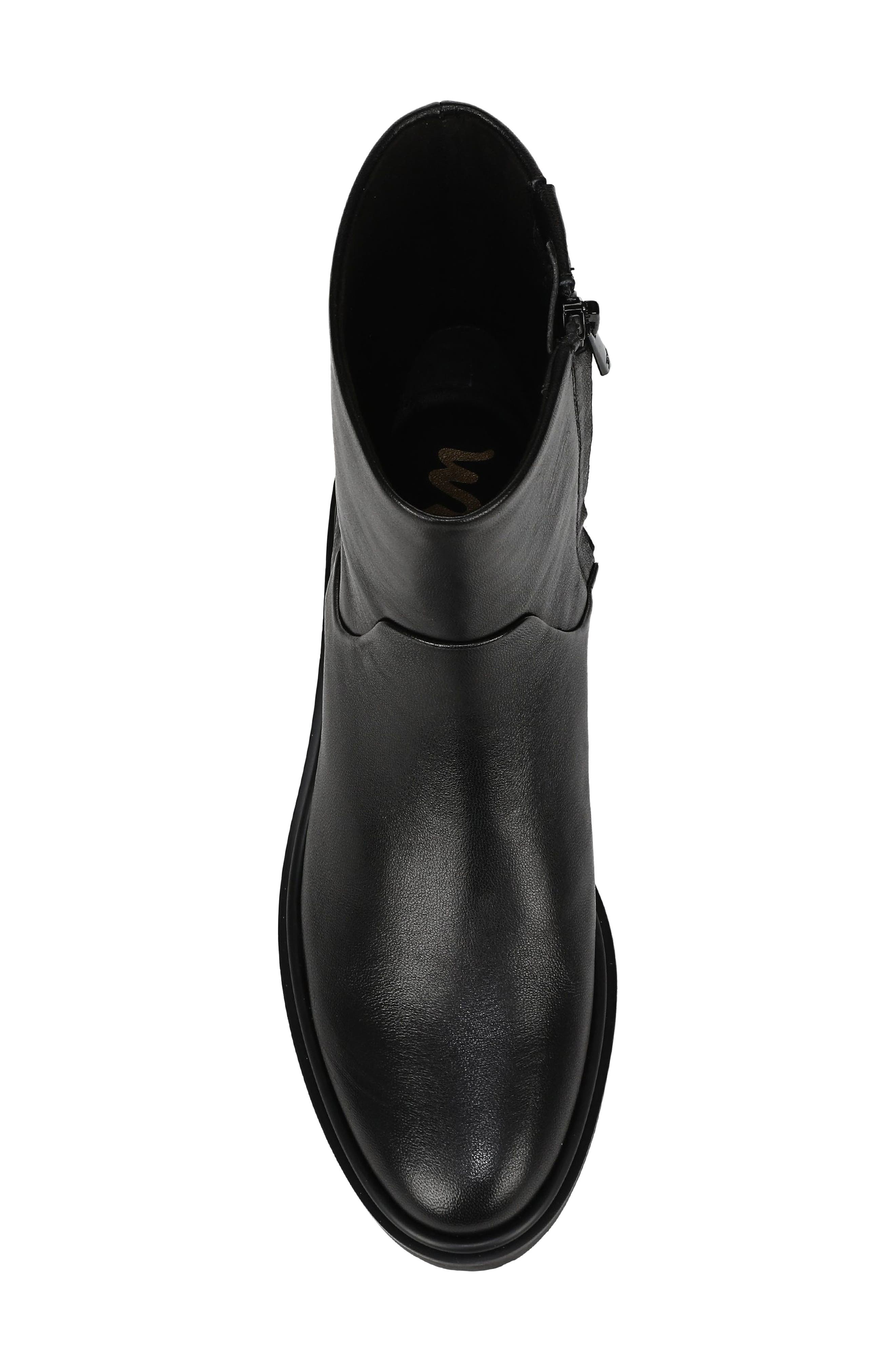 Sky Leather Boot, Alternate, color, BLACK LEATHER
