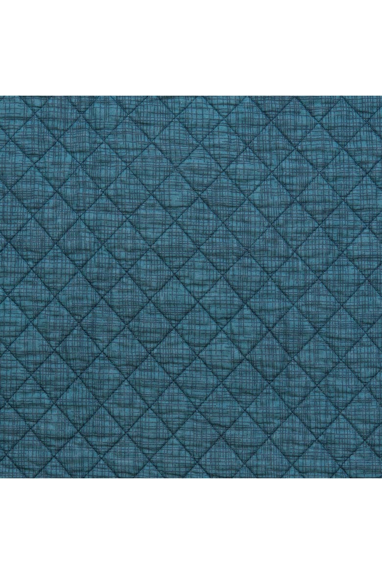 Troy Plaid Cotton Quilt Set - Reversible and Machine Washable, Alternate, color, Blue