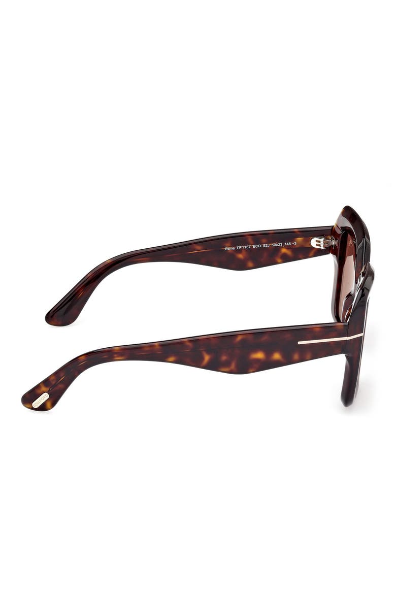 Esme 50mm Square Sunglasses, Alternate, color, DARK HAVANA / ROVIEX