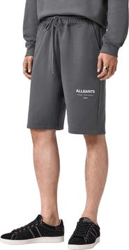 AllSaints Underground Relaxed Fit Organic Cotton Sweat Shorts