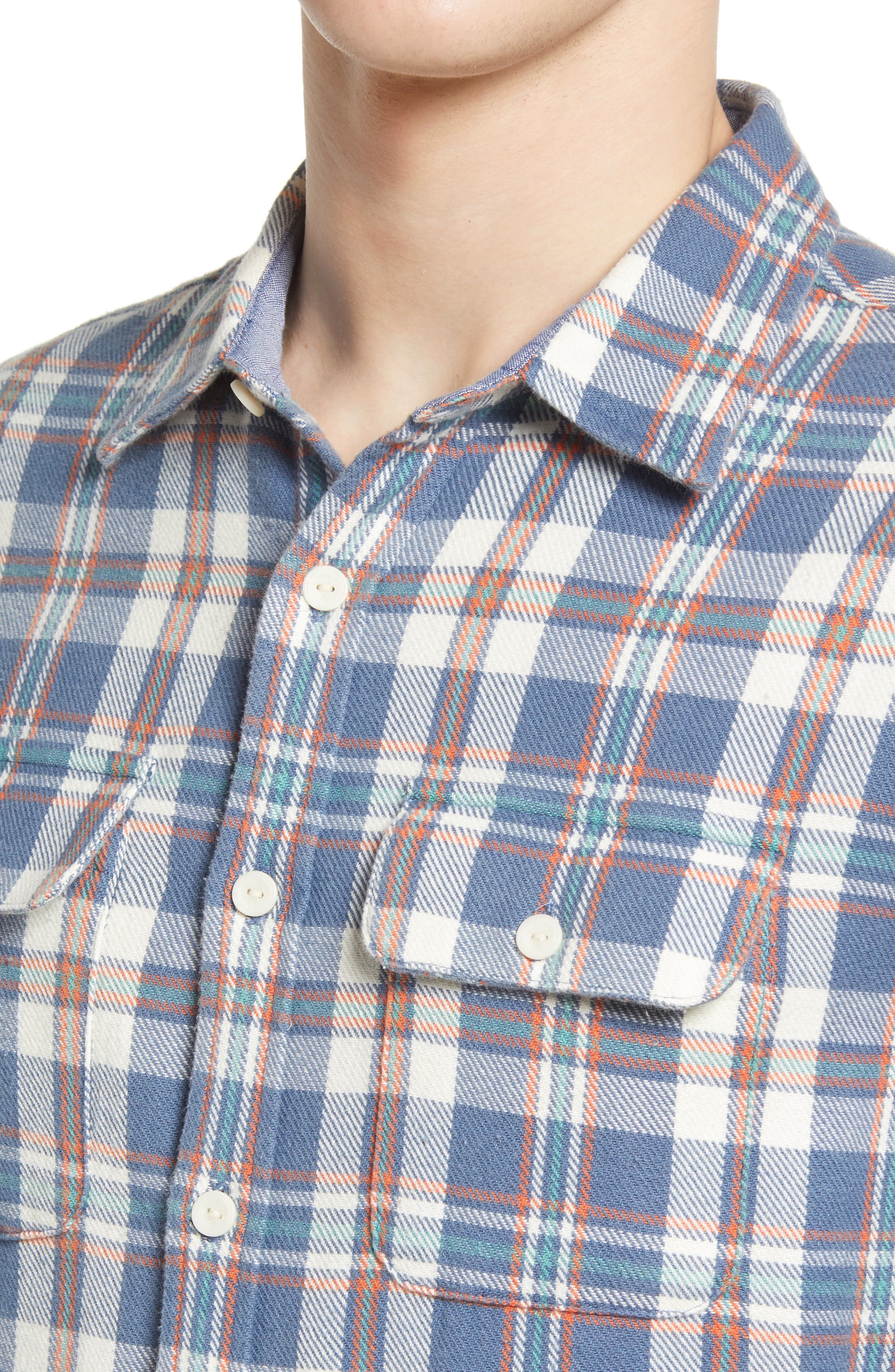 Mountain Regular Fit Flannel Button-Up Shirt - image 4