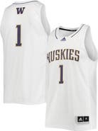 adidas Men's adidas #1 White Washington Huskies Swingman Basketball Jersey