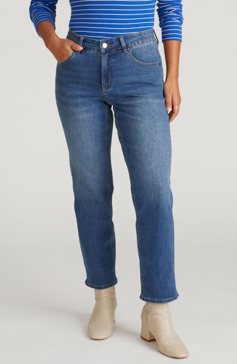 Seine Straight Leg Jeans (Plus)