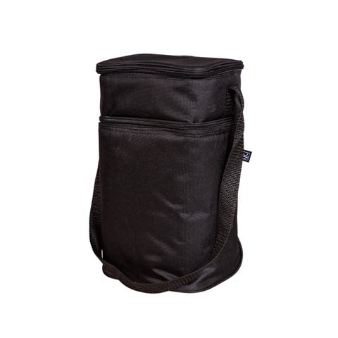 insulated 6 Bottle Cooler - Black