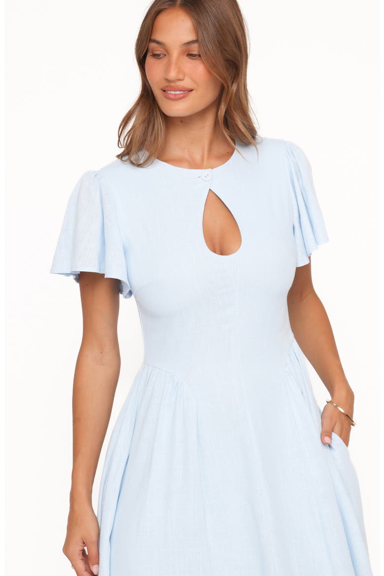 Jessima Midi Dress, Alternate, color, PALE BLUE