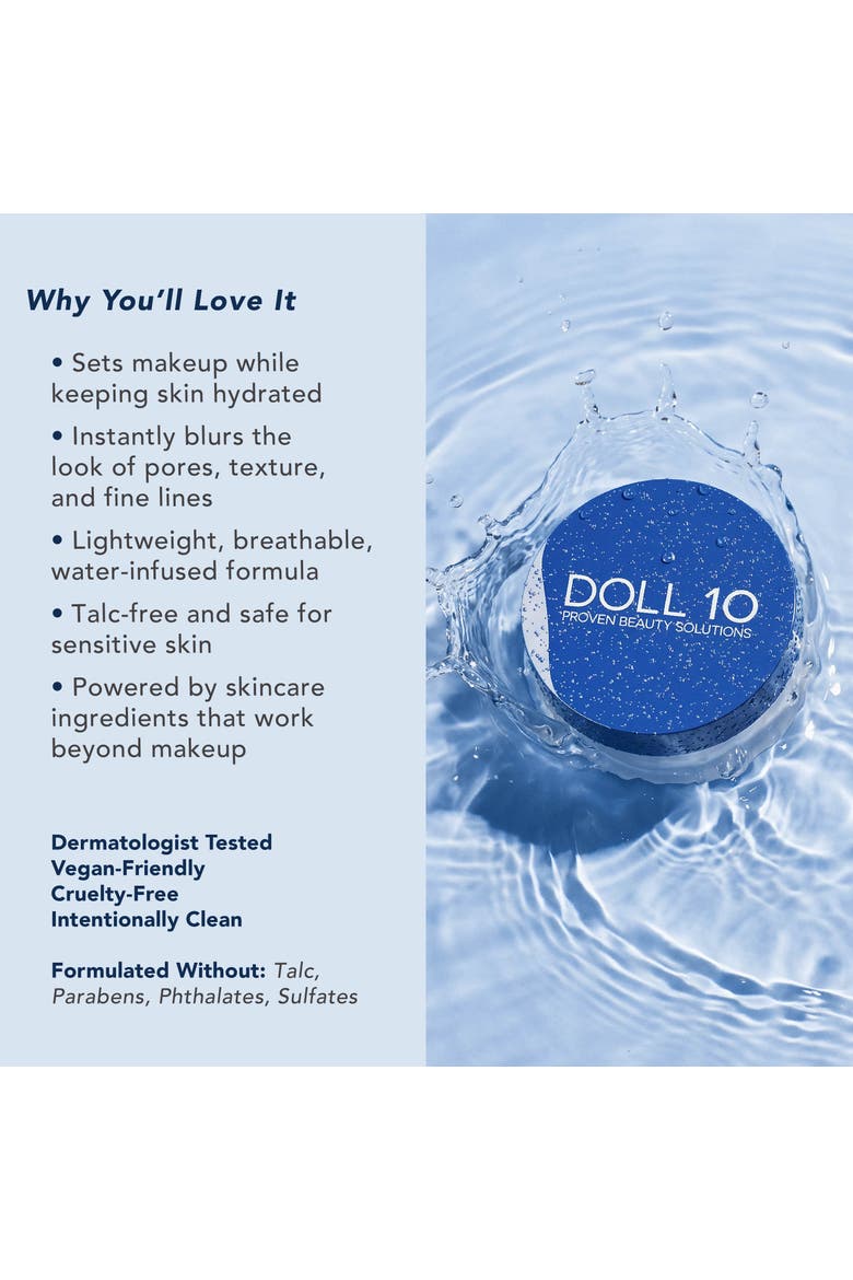 WaterBlur Talc-Free Finishing Powder with Peptides, Alternate, color, Translucent