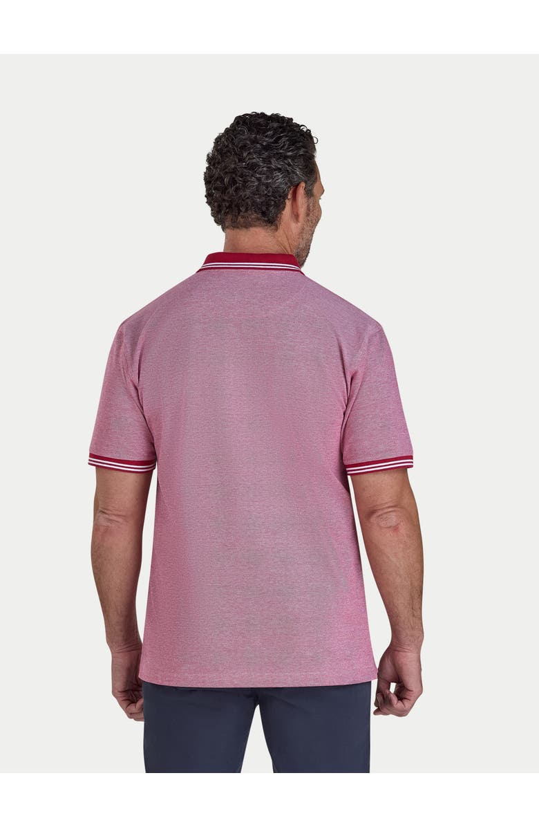 Raging Bull Tipped Pique Polo Shirt, Alternate, color, Berry