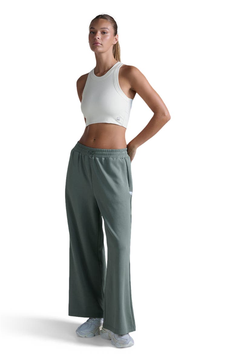 2XU Fluid Tencel Rib Crop Tank, Alternate, color, Chalk/Chalk