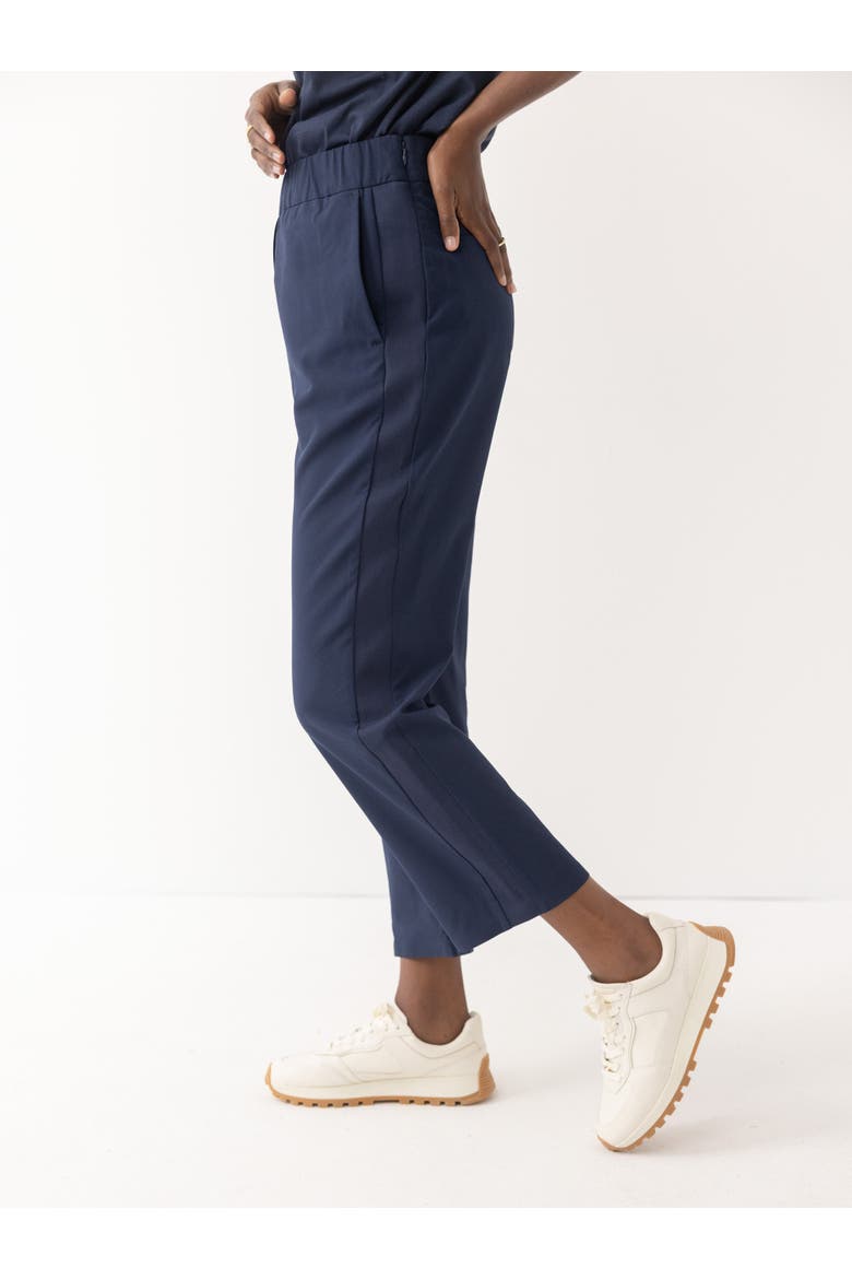 The Pant with Tuxedo Stripe, Alternate, color, Navy