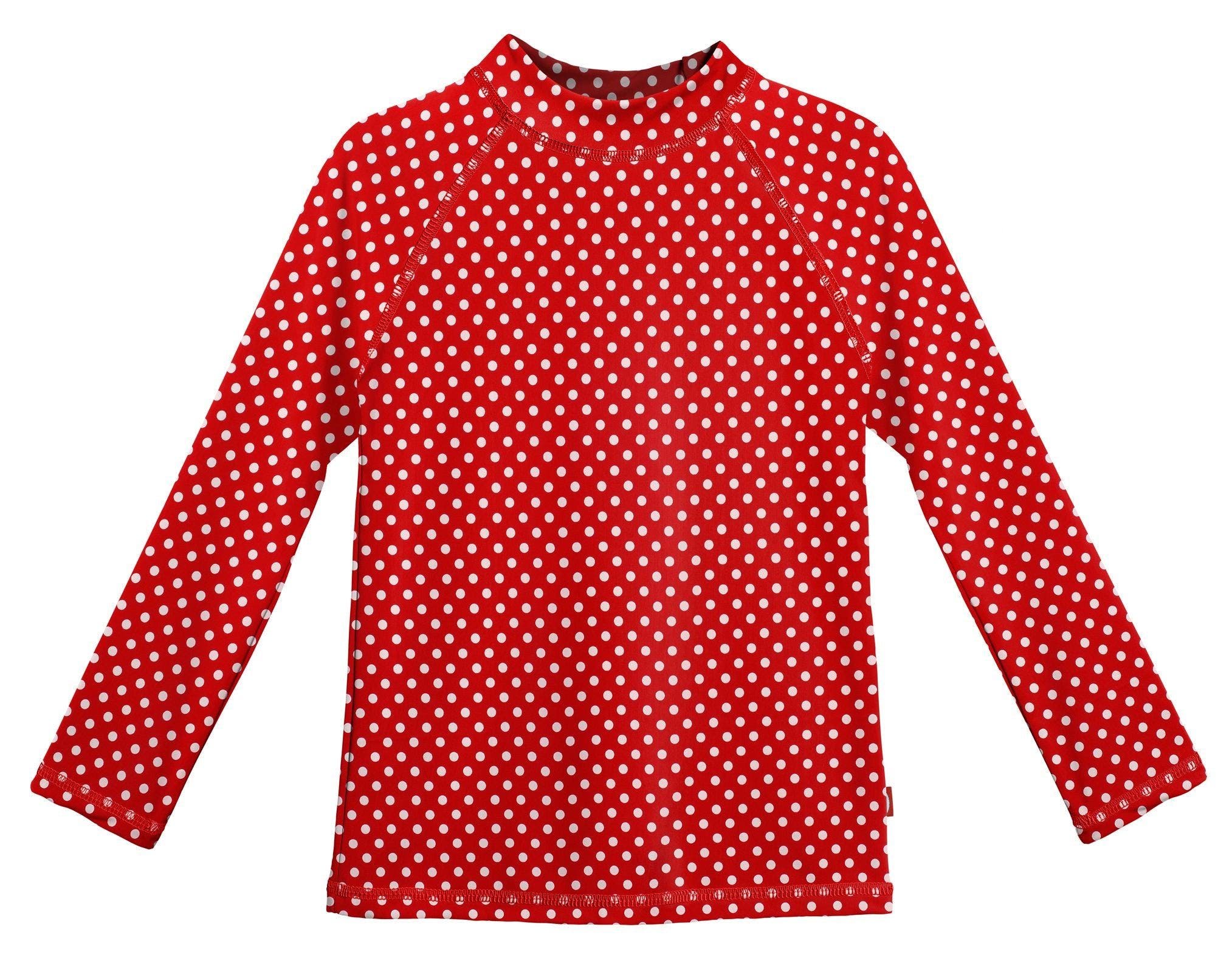 Red w/ White Polka Dots