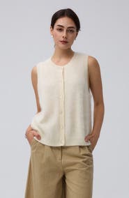 JUANA Brushed Wool-blend Vest
