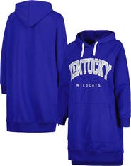 GAMEDAY COUTURE Women's Gameday Couture Royal Kentucky Wildcats Take a Knee Raglan Hooded Sweatshirt Dress