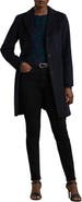 Lauren Ralph Lauren Plaid Wool Blend Reefer Coat