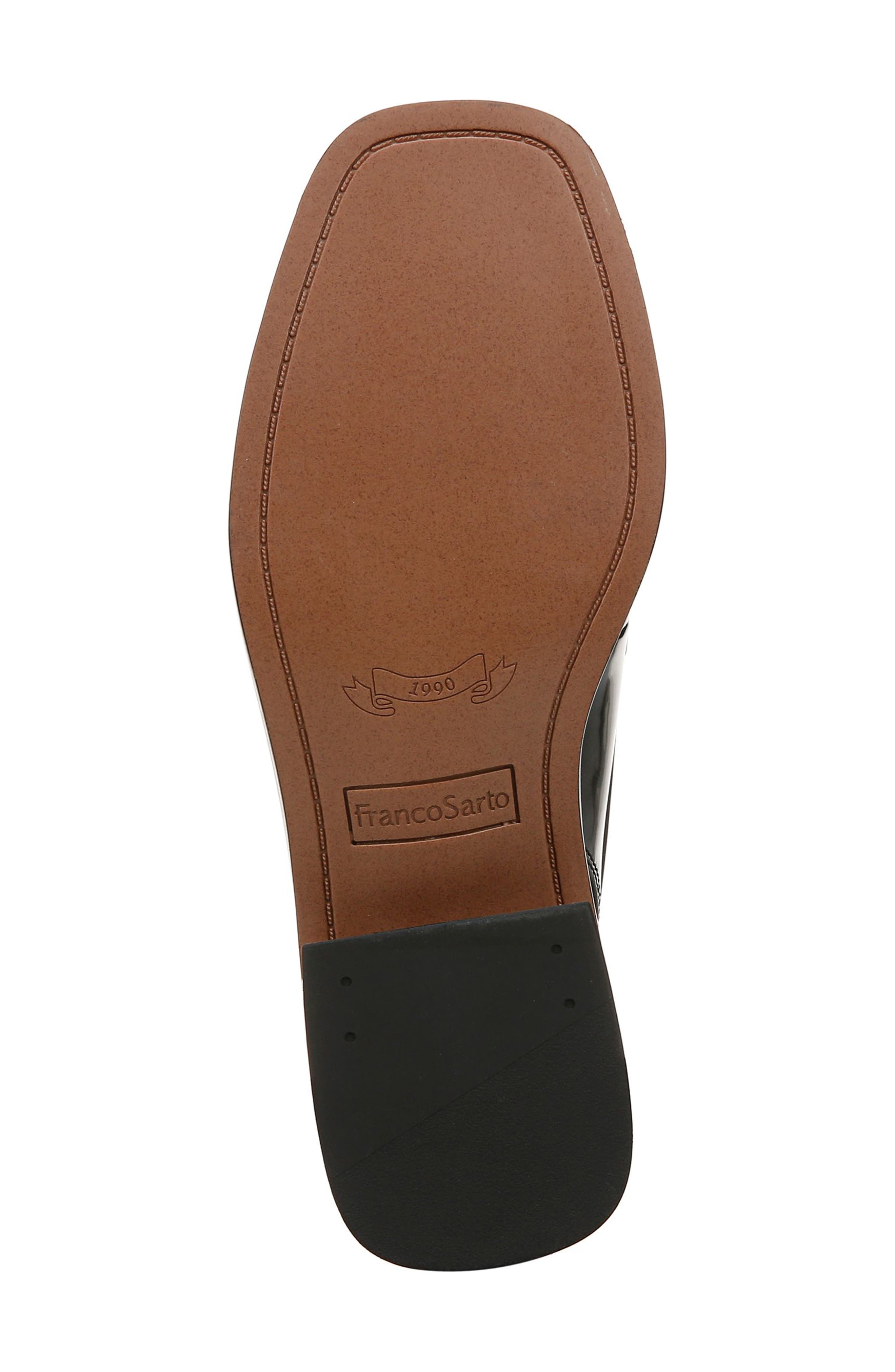 Franco Sarto Giada Slingback Penny Loafer Pump, Alternate, color, Black