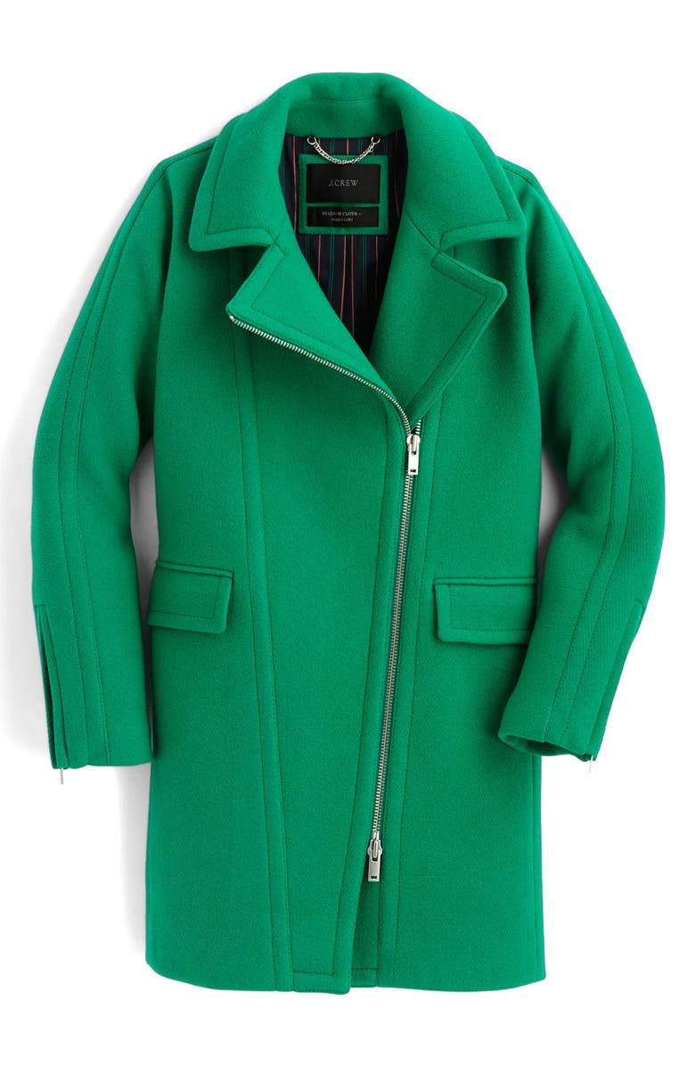 J.CREW FACTORY J.Crew Devin Stadium Cloth Wool Blend Coat, Main, color,