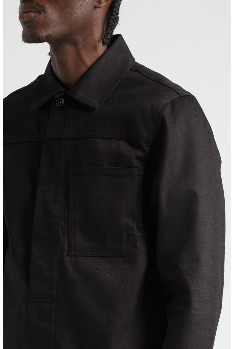 Three-Pocket Cotton Bomber Jacket, Alternate, color, BLACK