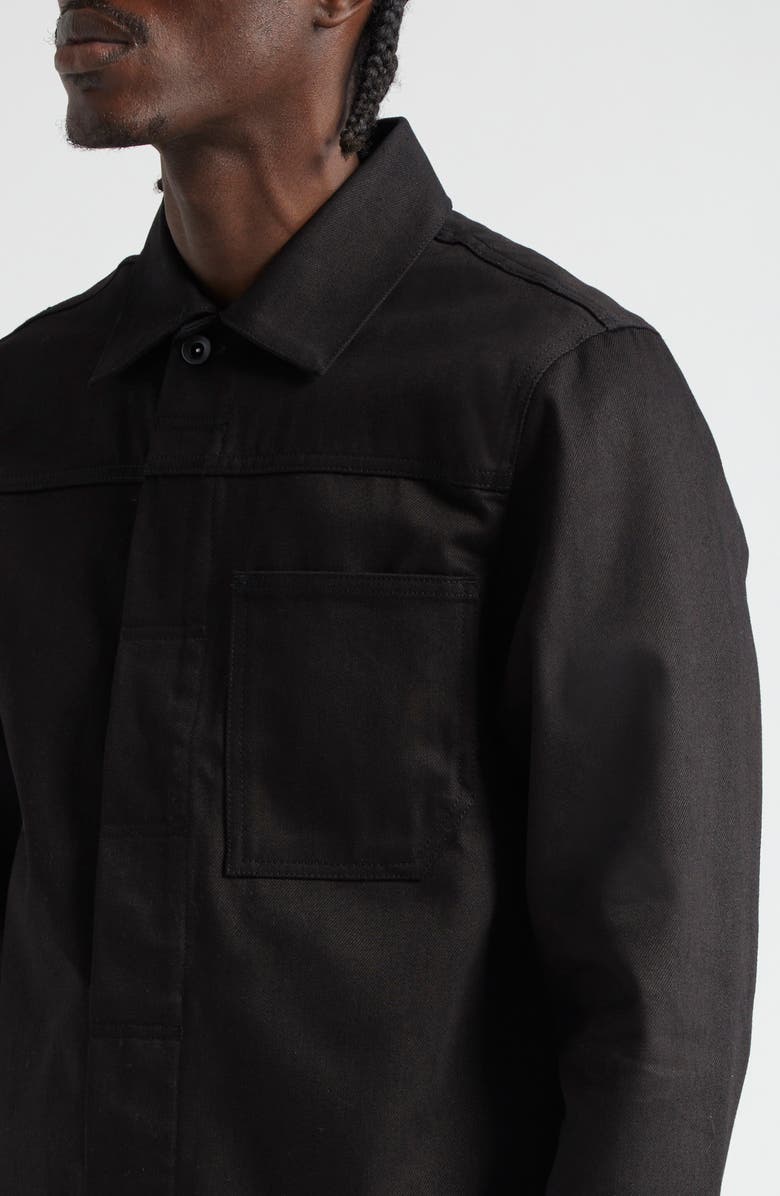 JKEEFER Three-Pocket Cotton Bomber Jacket, Alternate, color, Black