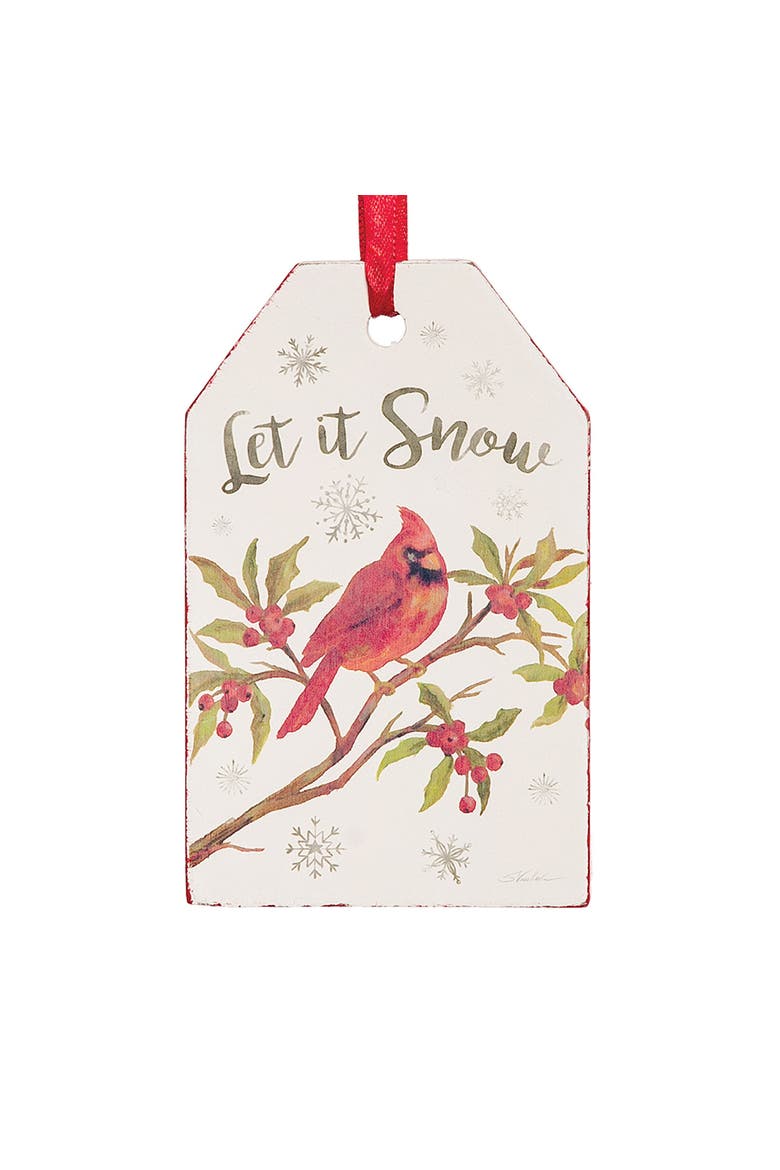 Cardinal Season Tags A/3, Alternate, color, White