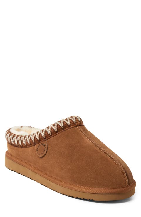 Grafton Genuine Shearling Lined Slipper