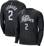 Jordan Brand Men's Jordan Brand Kawhi Leonard Black LA Clippers Statement Name & Number Pullover Sweatshirt