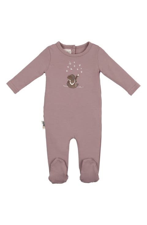 Stargazer Cotton Blend Footie (Baby)
