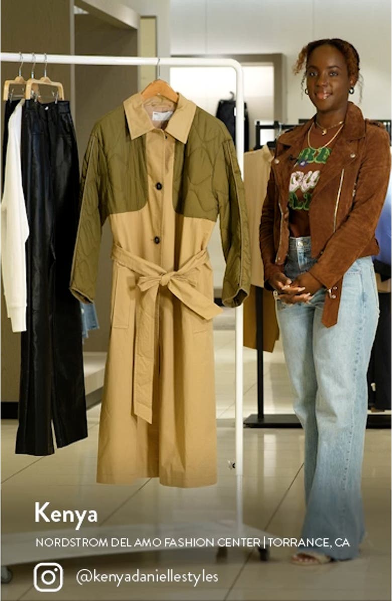 Quilted Trench Coat, sales video thumbnail