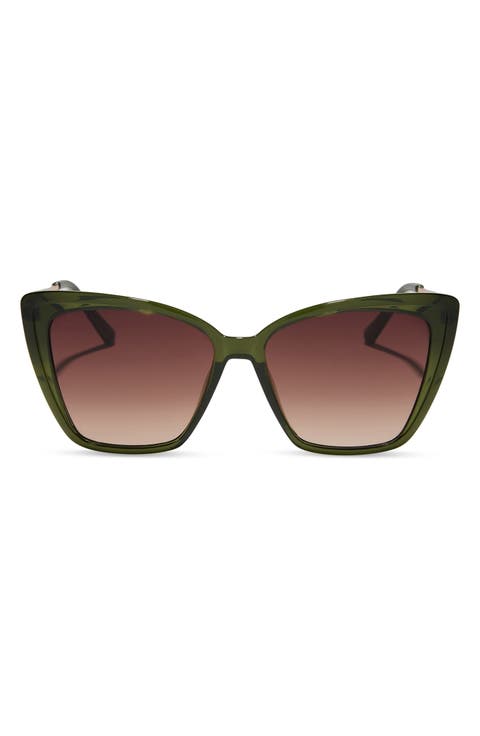 Heidi 56mm Cat Eye Sunglasses