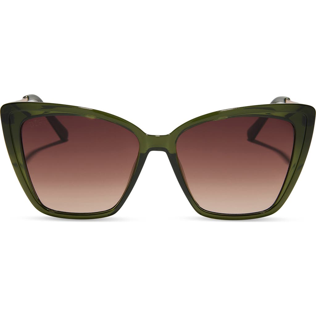 DIFF DIFF HEIDI 56MM CAT EYE SUNGLASSES