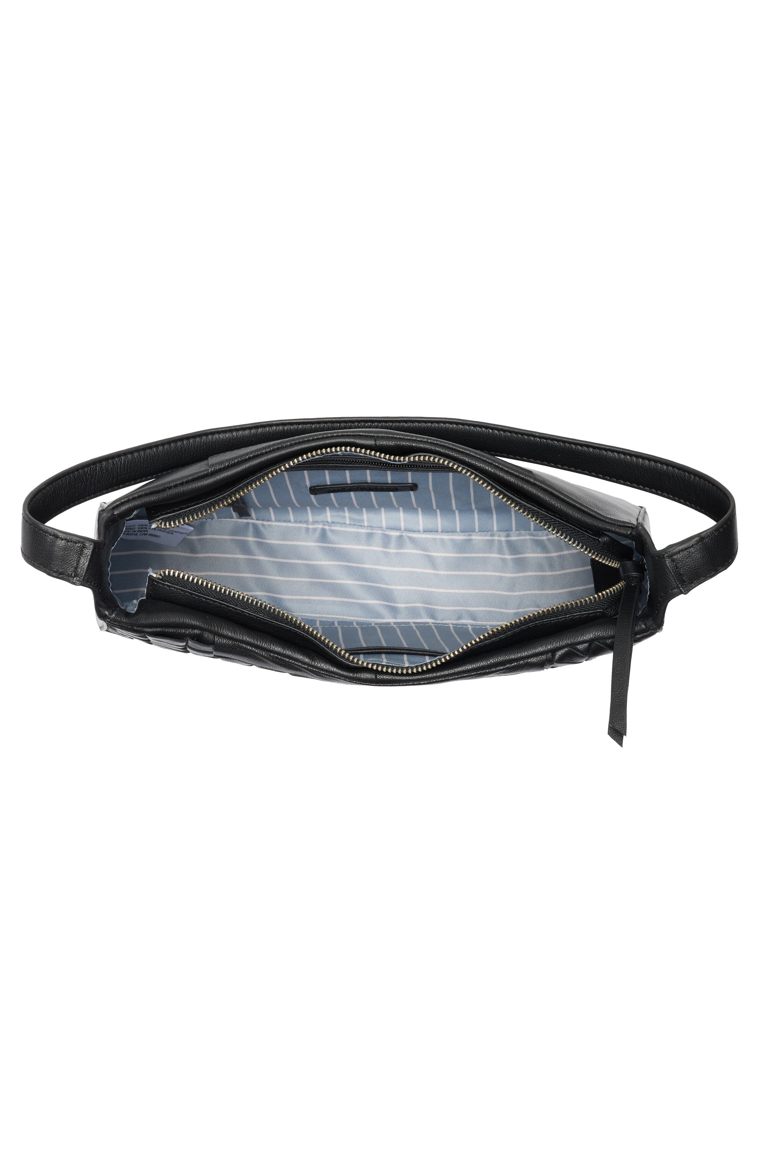 Lucky Brand Ziah Shoulder Bag, Alternate, color, Black Goat Ddm Le
