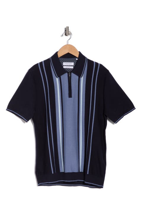 Quarter Zip Knit Polo