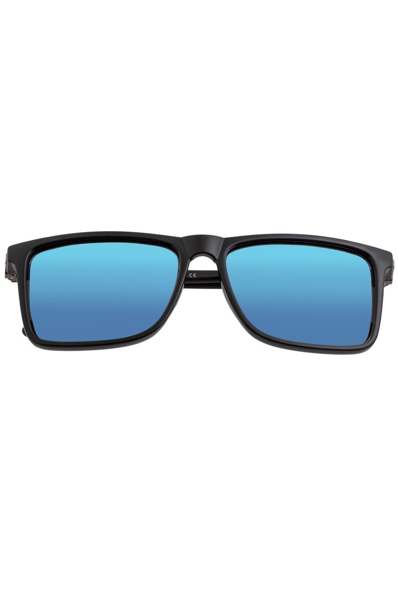 Caelum Polarized Sunglasses, Alternate, color, Black/Blue