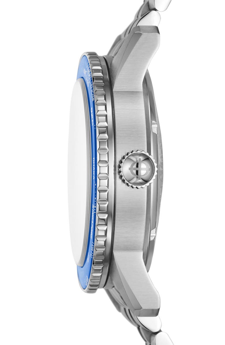 Zodiac x Rowing Blazers Super Sea Wolf World Time Bracelet Watch, 40mm, Alternate, color, 