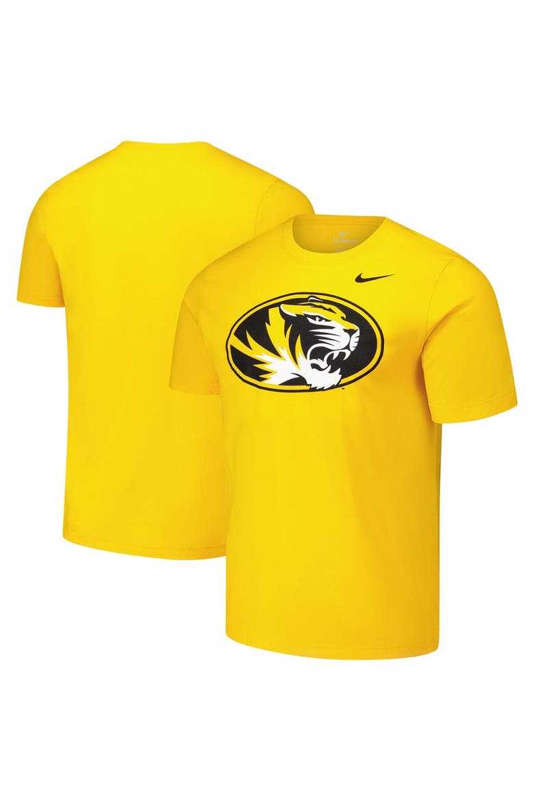 Men's Nike Gold Missouri Tigers Logo T-Shirt, Main, color, Gold