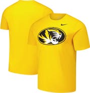 Nike Men's Nike Gold Missouri Tigers Logo T-Shirt