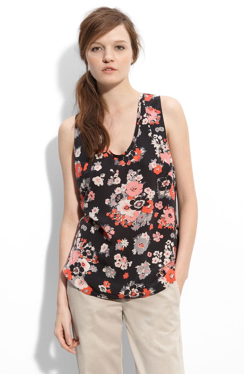 Joie 'Lali' Sleeveless Silk Top, Main, color, 