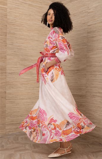 Belize Linen Maxi Dress